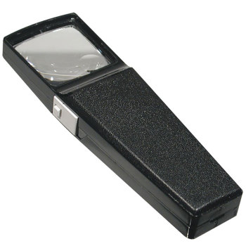 Illuminated 2X with 8X Bifocal insert Magnifier