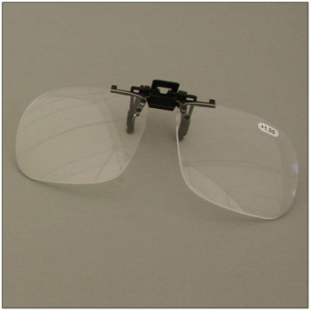 Walters 4.0D Full Frame Clip-On Loupe Magnifier for Spectacle Lens
