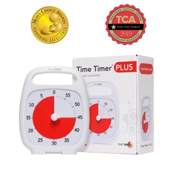 Time Timer Plus- 60 Minute- White