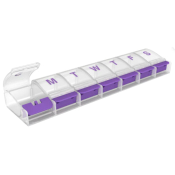 Push Button Weekly Pill Organizer