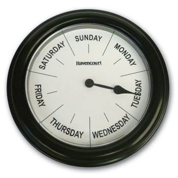 Quartz 8-inch Day Clock