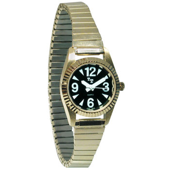 Tel-Time Low Vision Watch- Womens with Expansion Band