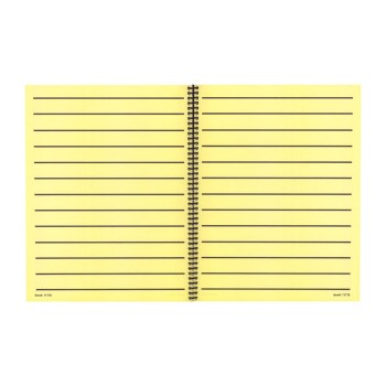 Low Vision Notebook - Bold Lines - Yellow Paper