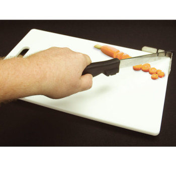 Reizen E Z Grip Low Vision Cutting Board - White