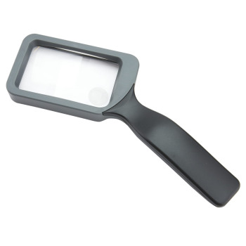Rimmed Handheld Series 2x Power Acrylic Lens Magnifier