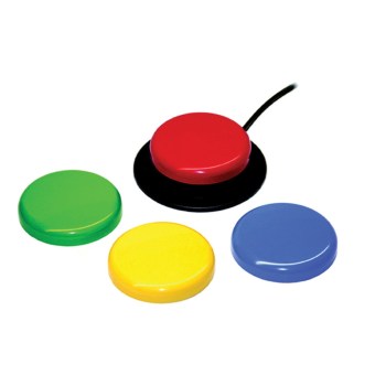 AbleNet Jelly Bean Twist - Accessible Switch - Set of 4 Colors AbleNet Jelly Bean Twist - Accessible Switch - Set of 4 Colors