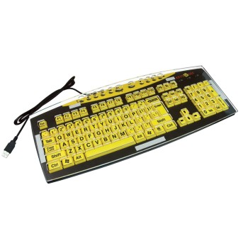 Keyguard for KeysUSee Large Print Keyboard