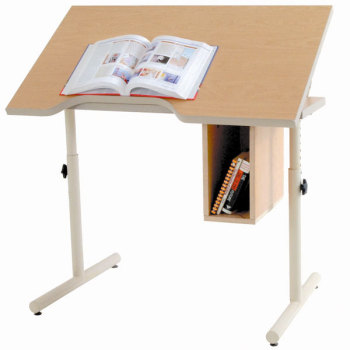 Wheelchair Accessible Table-Adjustable Height-Tilt with Front Edge