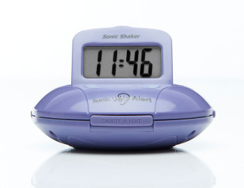 Sonic Shaker Alarm Clock PURPLE