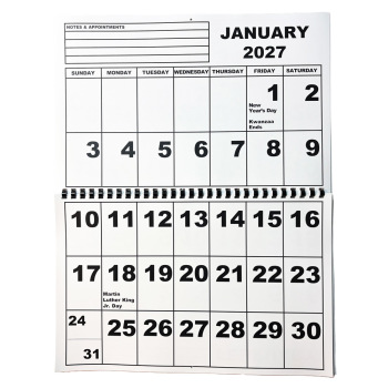 Jumbo Print Calendar