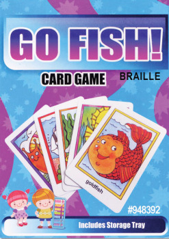 Go Fish Flash Cards- Braille