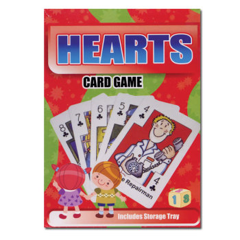 Hearts Card Game- Neighborhood Helpers Flash Cards