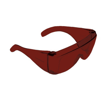 Noir Large Fitover With UV and Infrared 4 Percent- Dark Red