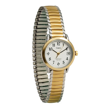 Timex Indiglo Watch Ladies Gold-Tone with Expansion Band