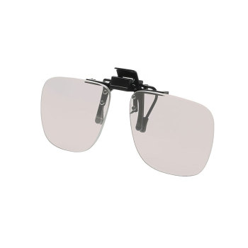 Noir Small Flip-Up Clip On UV and Infrared 40 Percent Light Plum