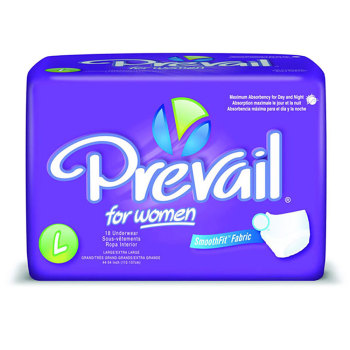 Prevail Womens Underwear- Lg- Waist 44-58in. 72-cs