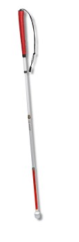 Ambutech No-Jab Graphite Folding Cane-Roller Marshmallow Tip-54 inches