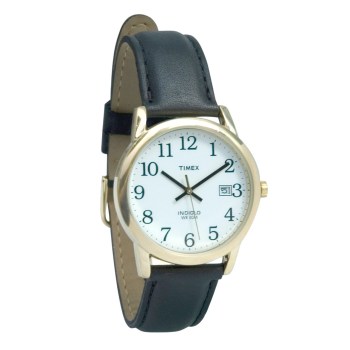 Easy Reader by Timex -Leather Band