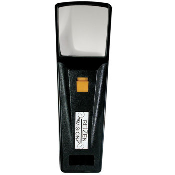 Reizen Illuminated Pocket Magnifier - 2X 1-3-4 in. Sq. Lens