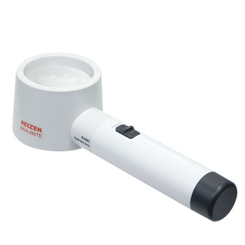 Reizen Maxi-Brite illuminating Stand Magnifier 5X -2.4 inch -60MM Lens - Very brite illumination