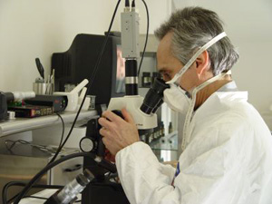 Dr. Jeffrey Miller in his lab - photo