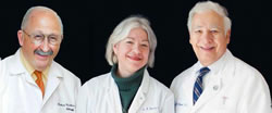 Group photo of Dr. Richard Rosenthal, Dr. Ana Maria Saavedra-Delgad, Dr. Richard Nicklas