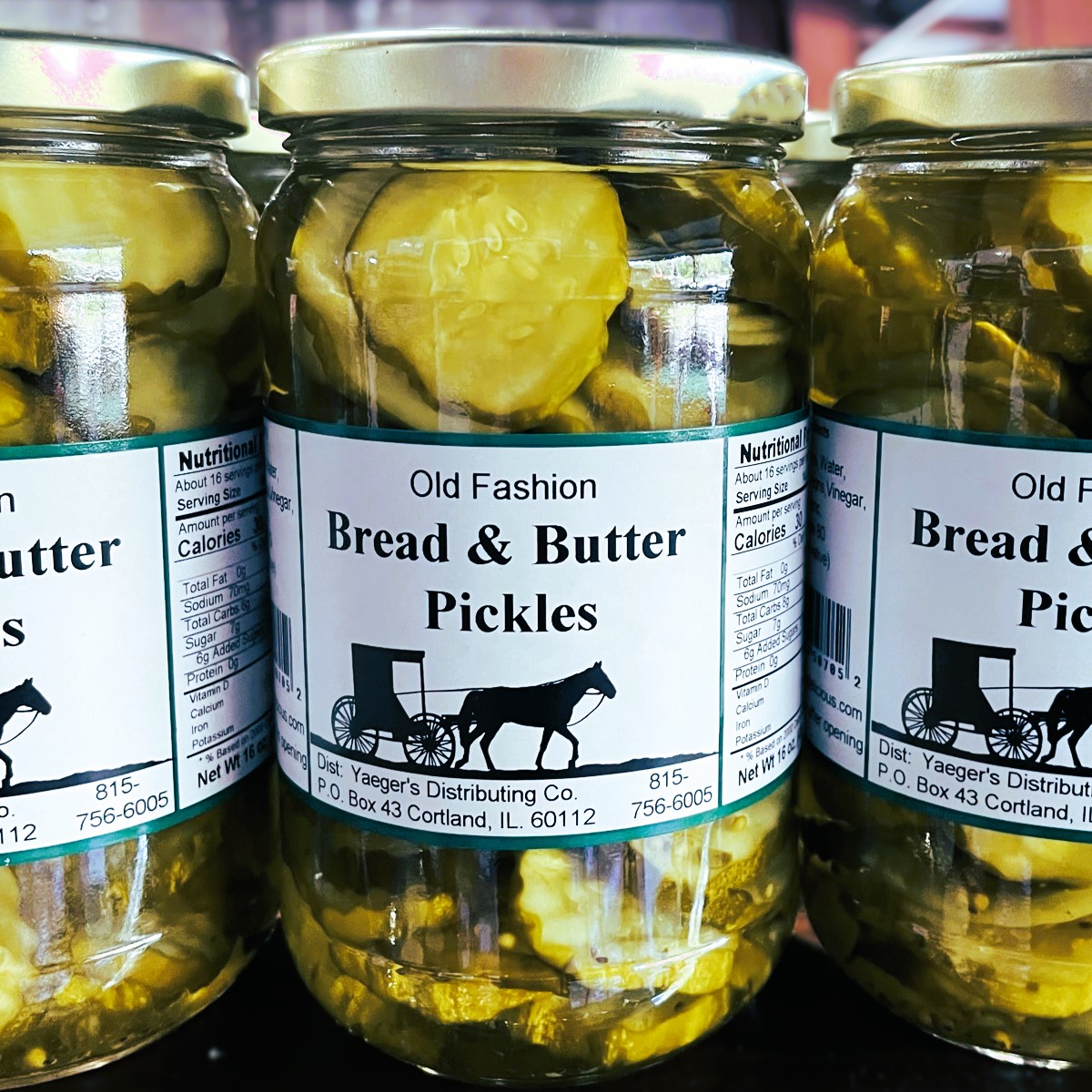 Bread & Butter Pickles - Yaeger's