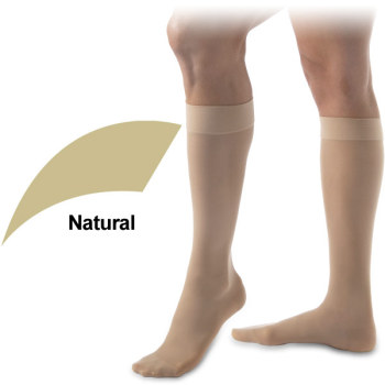 UltraSheer 15-20mmHg Knee High- Closed Toe- Med- Natural UltraSheer 15-20mmHg Knee High- Closed Toe- Med- Natural