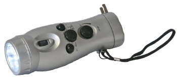 5 LED Flashlight with Light Panel and AM-FM Radio 5 LED Flashlight with Light Panel and AM-FM Radio