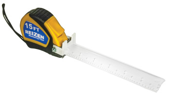 Braille 15-Foot Steel Tape Measure w Plastic 6-inch Braille Extension Braille 15-Foot Steel Tape Measure w Plastic 6-inch Braille Extension