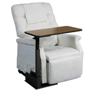 Deluxe Seat Lift Chair Overbed Right Side Table Deluxe Seat Lift Chair Overbed Right Side Table