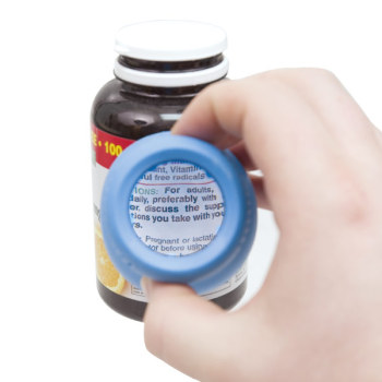 Magnifying Medi-Grip Medicine Bottle Cap Remover