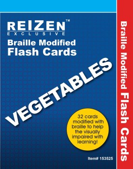 Vegetable Flash Braille Cards Vegetable Flash Braille Cards