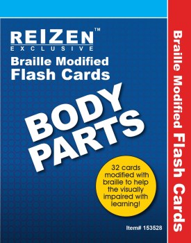 Body Parts Flash Braille Cards Body Parts Flash Braille Cards