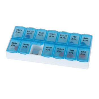 Weekly AM-PM Twice-A-Day Pill Planner Weekly AM-PM Twice-A-Day Pill Planner