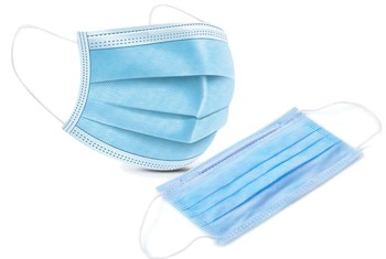 3 Ply Disposable Face Masks - 50 per Poly Bag