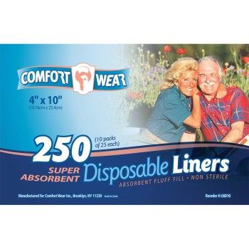 Disposable Liners- 4x10-in.- 250-cs Disposable Liners- 4x10-in.- 250-cs
