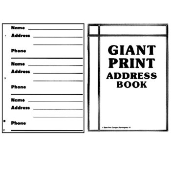 Giant Print - Refills