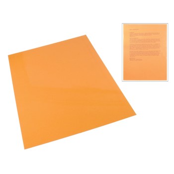 Orange Tinted Plastic Reading Sheet Orange Tinted Plastic Reading Sheet