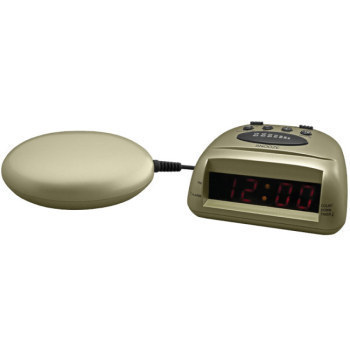 Global 360 Alarm Clock- Timer- Bed Shaker- Champagne