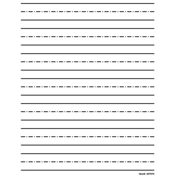 Low Vision Practice Writing Paper- Extra Bold Line
