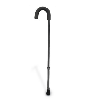 Round Handle (Standard) Aluminum Cane Black