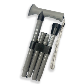 Folding Cane with TPR Handle, Gray Pearl Folding Cane with TPR Handle, Gray Pearl