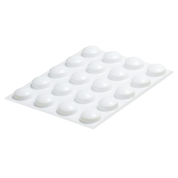 Bump Dots - White, Medium Rounded-Top Round Bump Dots