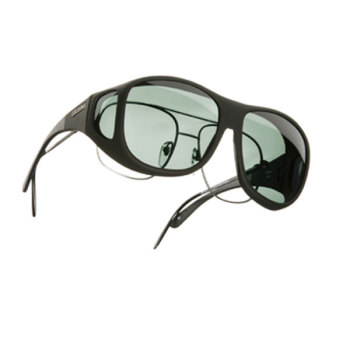 Cocoons L Pilot OveRx Sunwear- Black Fr- Gray Lens