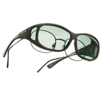 Cocoons MS Mini-Slim OveRx Sunwear- Black Fr- Gray Lens