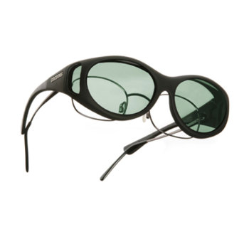 Cocoons S Stream Line OveRx Sunwear- Black Fr- Gray Lens