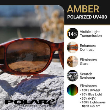 Cocoons S Stream Line OveRx Sunwear- Sand Fr- Amber Lens