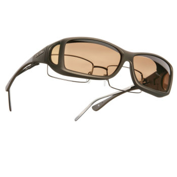 Cocoons ML Wide Line OveRx Sunwear- Sand Fr- Amber Lens