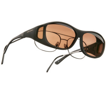 Cocoons M Slim Line OveRx Sunwear- Black Fr- Copper Lens